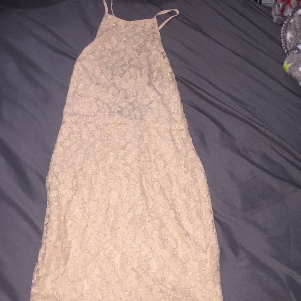 Pink rose gold dress